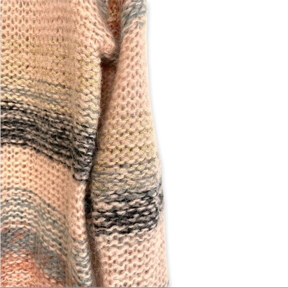 Nümph Anthropologie Wool Mohair Blend Nucharlie Knit Pullover Sweater Striped - Picture 6 of 10